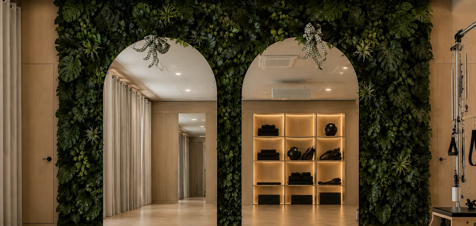 Contrology & Co. studio plant wall